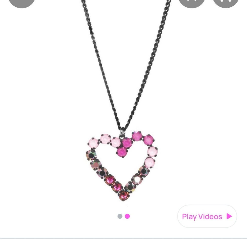 TOVA Mini Hearts and Berries Smutt Neckace